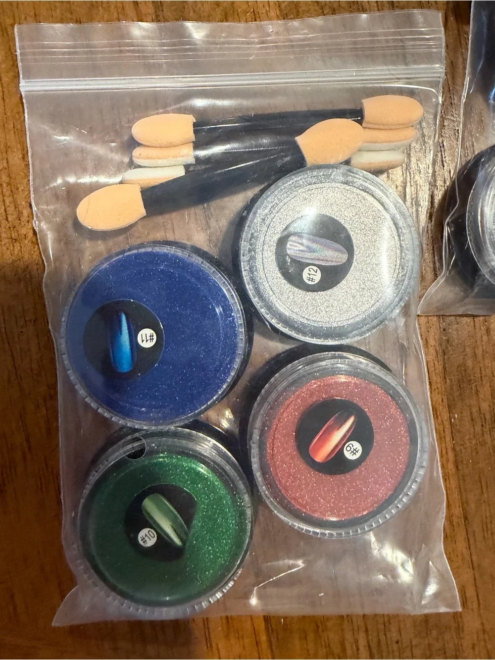 Chrome Nail Powder Multicolor Set - Home Party Supplies